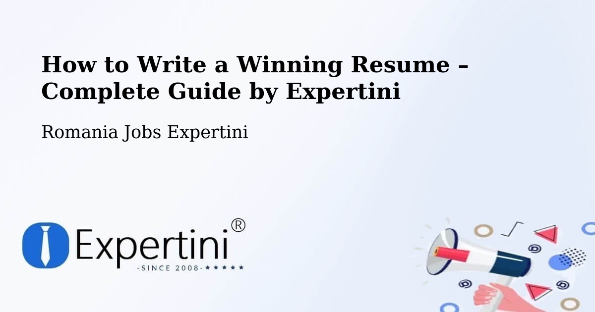 Resume Writing Guide for Job Seekers – Cașva - Cașva, Romania Jobs Expertini